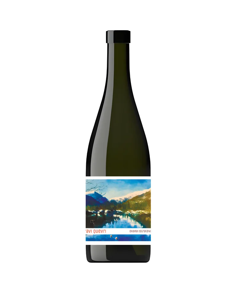 Бутылка вина Саперави Квеври — Oxana Istratova Wine